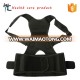 men's magnetic adjustable upper back shoulder posture corrector support brace belt